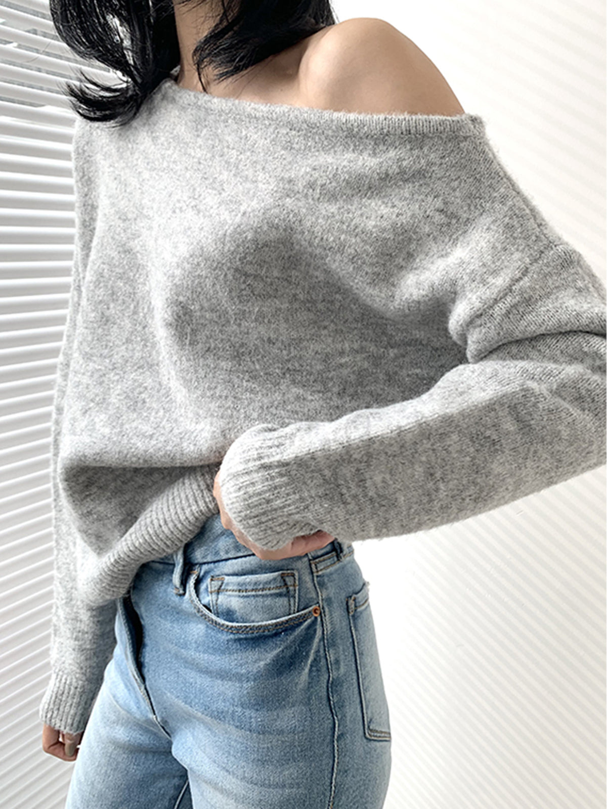 Tamia | Pull Asymétrique Pour Femmes | Chaud