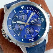 AQUATIMER EXPEDITION JAQUES YVES STEEL CASE WHITE DIAL