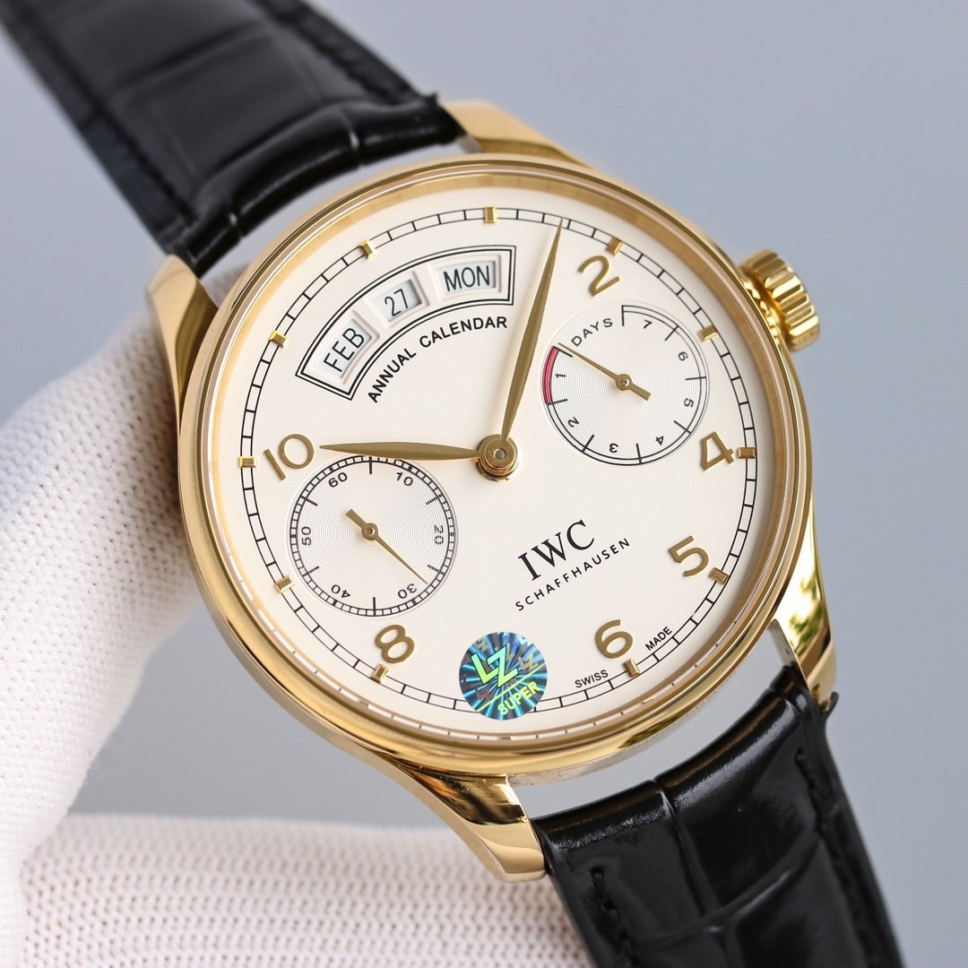 PORTUGUESE ANNUAL CALENDAR LEATHER STRAP