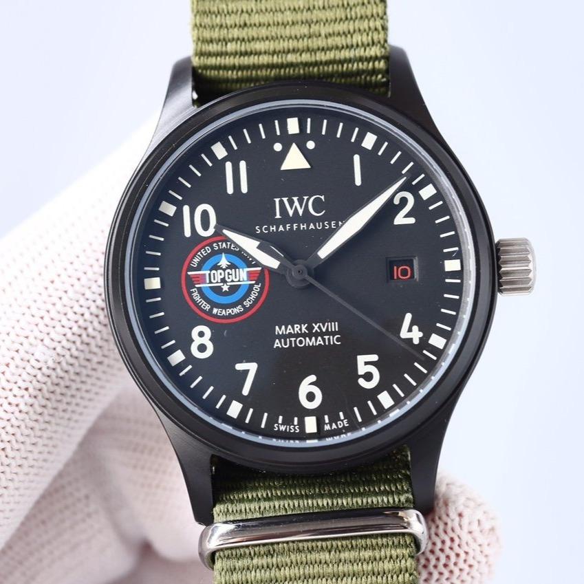 PILOT TOPGUN 41MM BLACK CERAMIC KHAKI TEXTILE