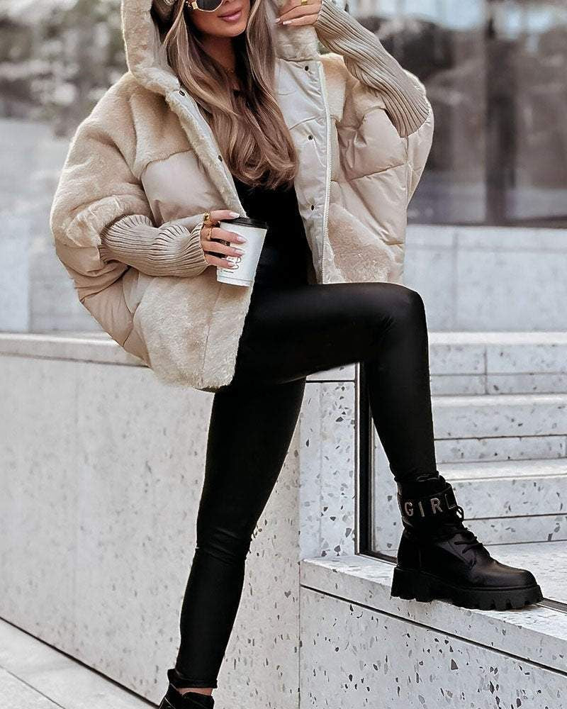 RAINA - Hooded Thermal Jacket #VIE3806