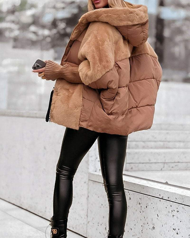 RAINA - Hooded Thermal Jacket #VIE3806