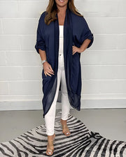 ORESA - SILKY LOOSE CARDIGAN