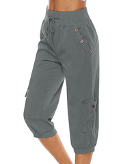 Geline | Pantalon Confortable à Taille Haute