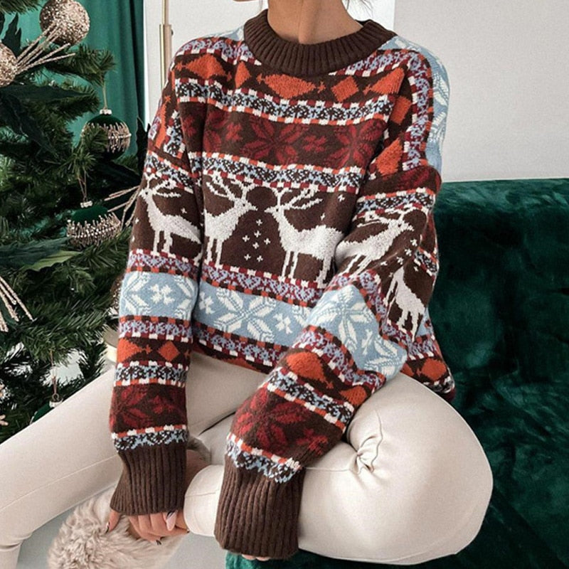 Lois | Pull à Col Roulé Pour Femmes | Christmas