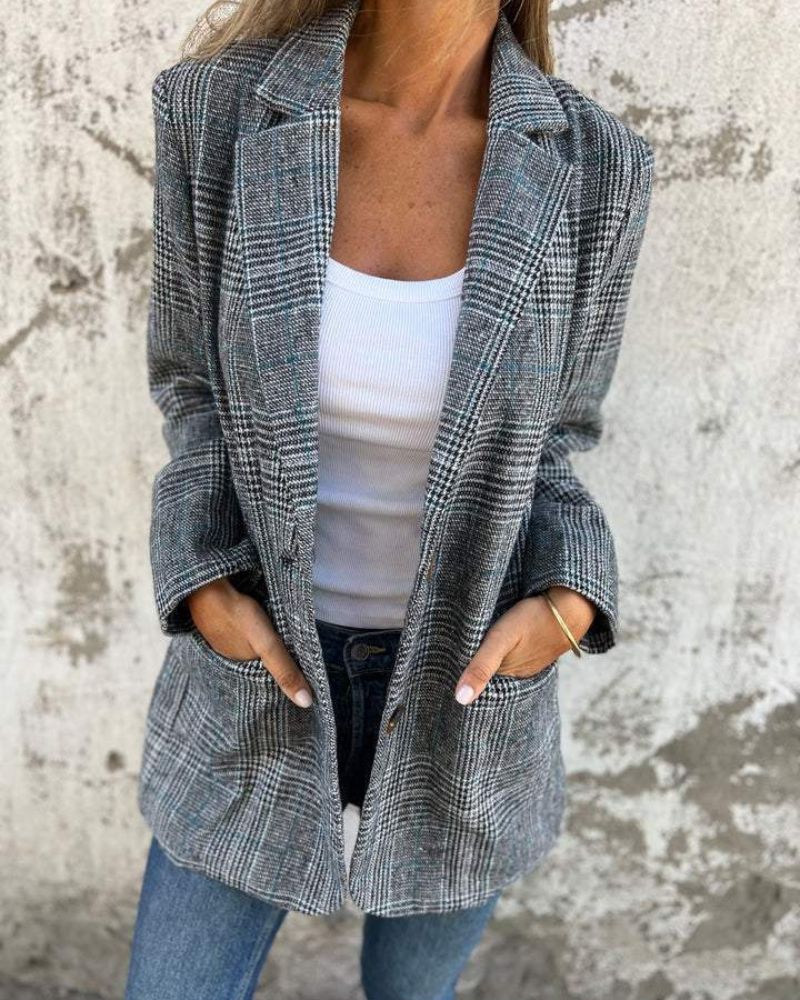 EIRA - Timeless checked blazer #NEO8722R