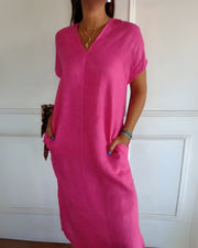 AVINE - COMFY SUMMER DRESS WITH POCKETS RSA7386