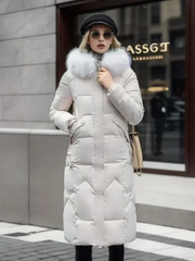 Christelle | Élégant manteau en fausse fourrure à l'italienne