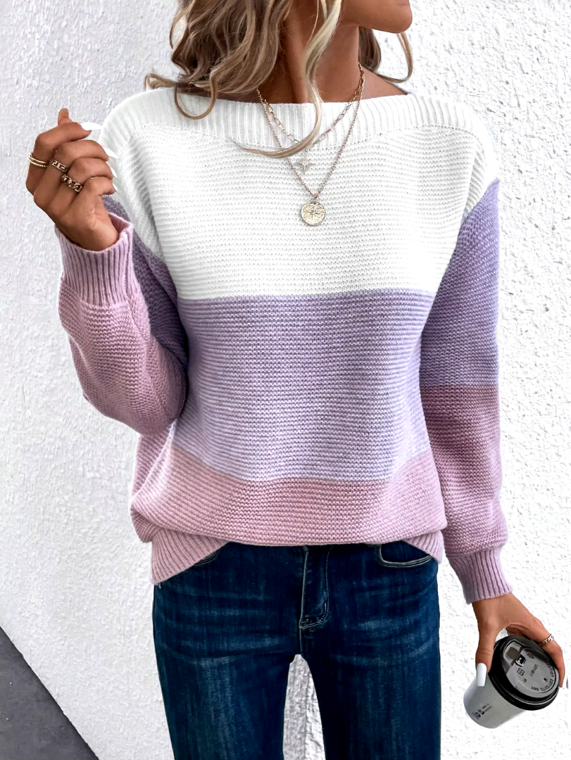 CHANTAL | Pull rétro décontracté