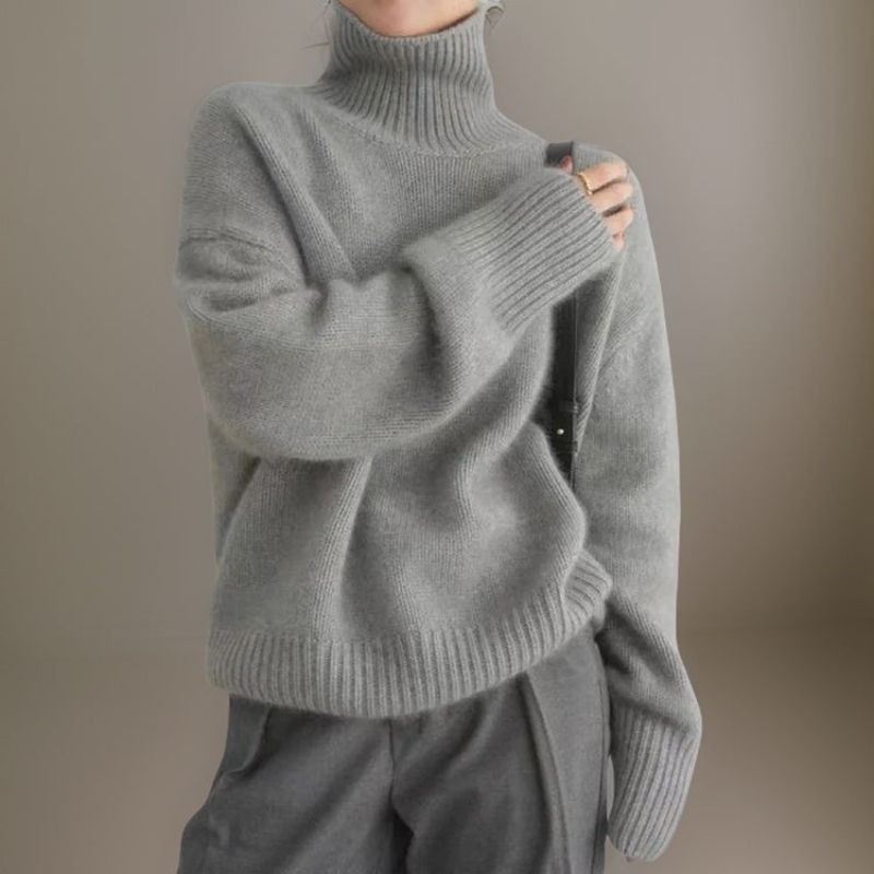 Linda | Pull à Col Roulé Pour Femmes | Manches Longues