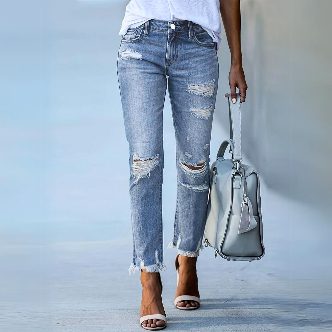 Carmen | Jeans Taille Haute Pour Femmes