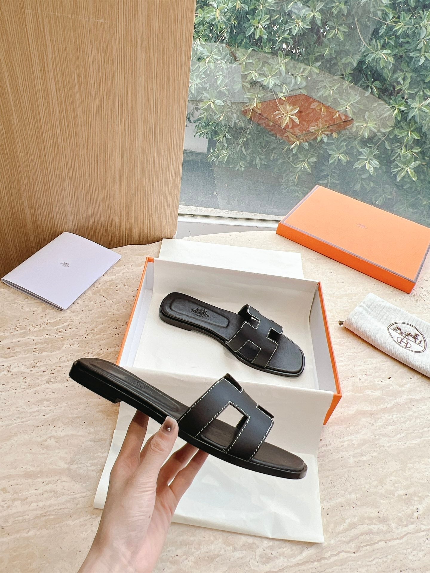 Hermes 25 Oran Sandal Calfskin