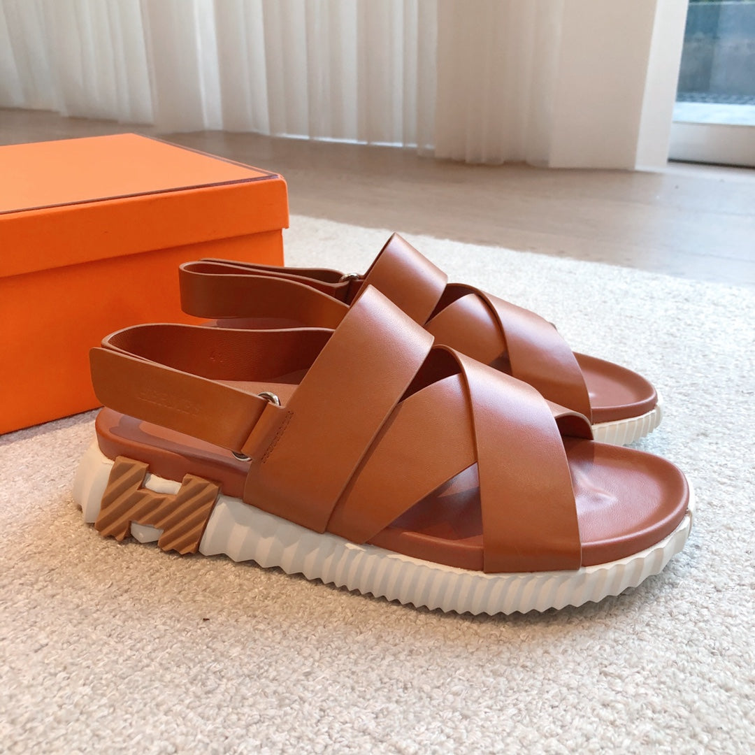 HM ELECTRIC SANDAL FIRE CALFSKIN