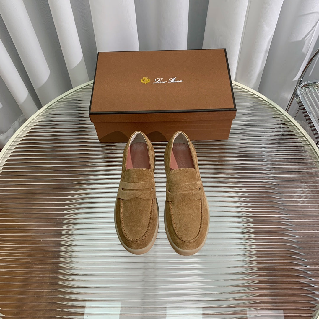 LP SUMMER WALK LOAFERS BROWN SUEDE