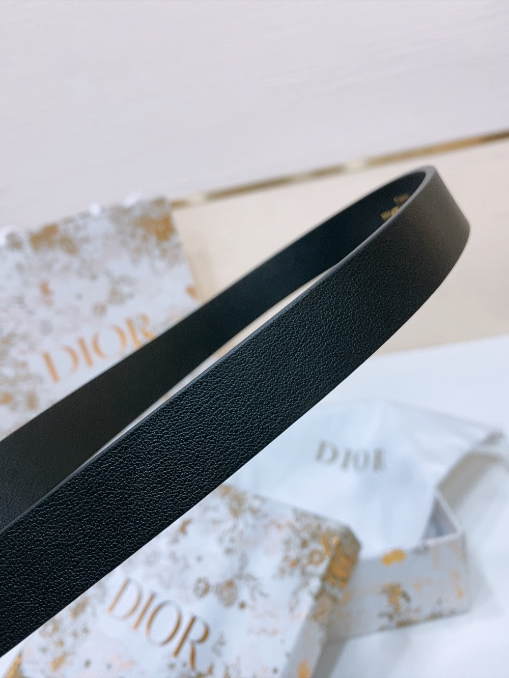 Dior 2026 Le Nœud de Dior Belt 1.8cm Calfskin