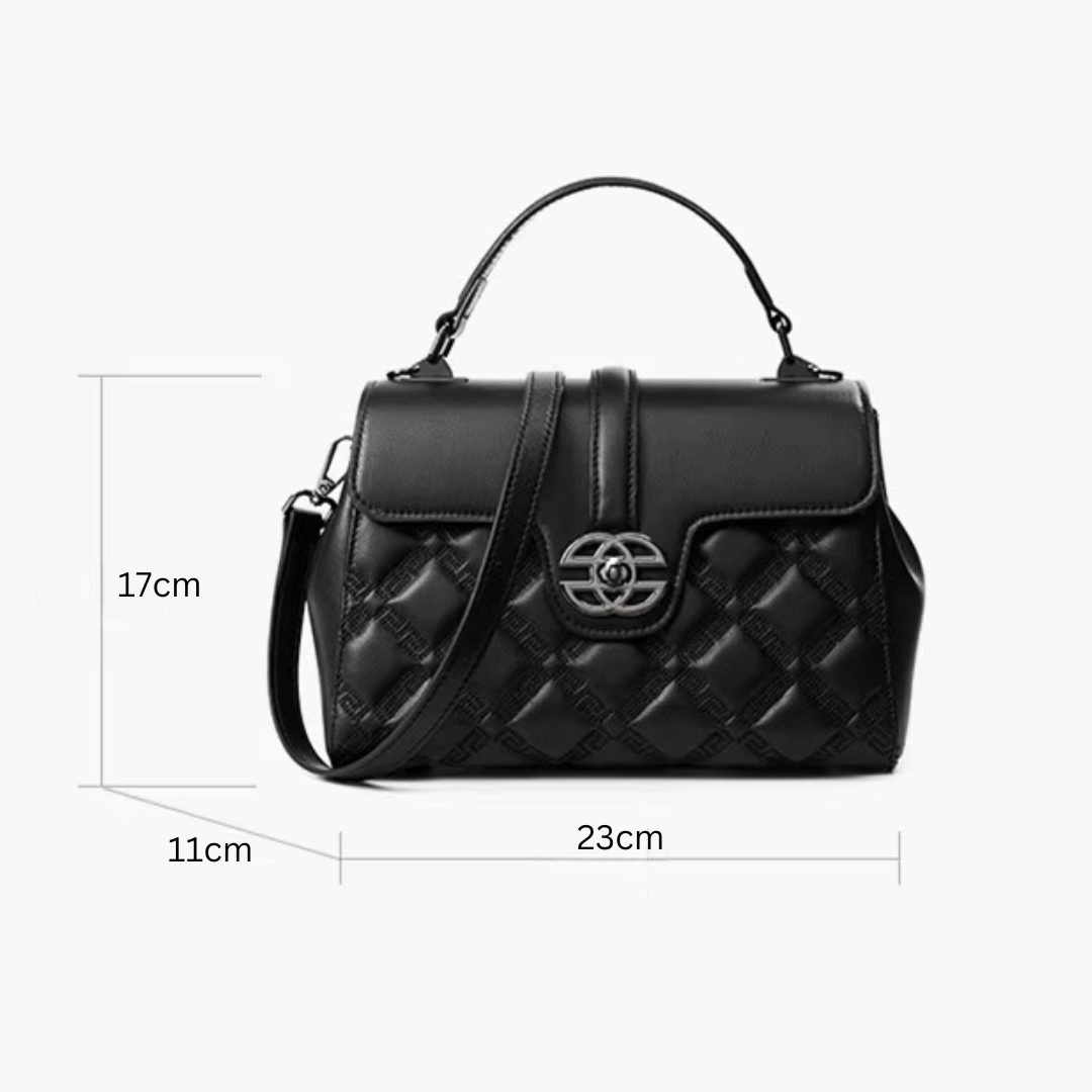 NADINE | Sac à main en cuir matelassé