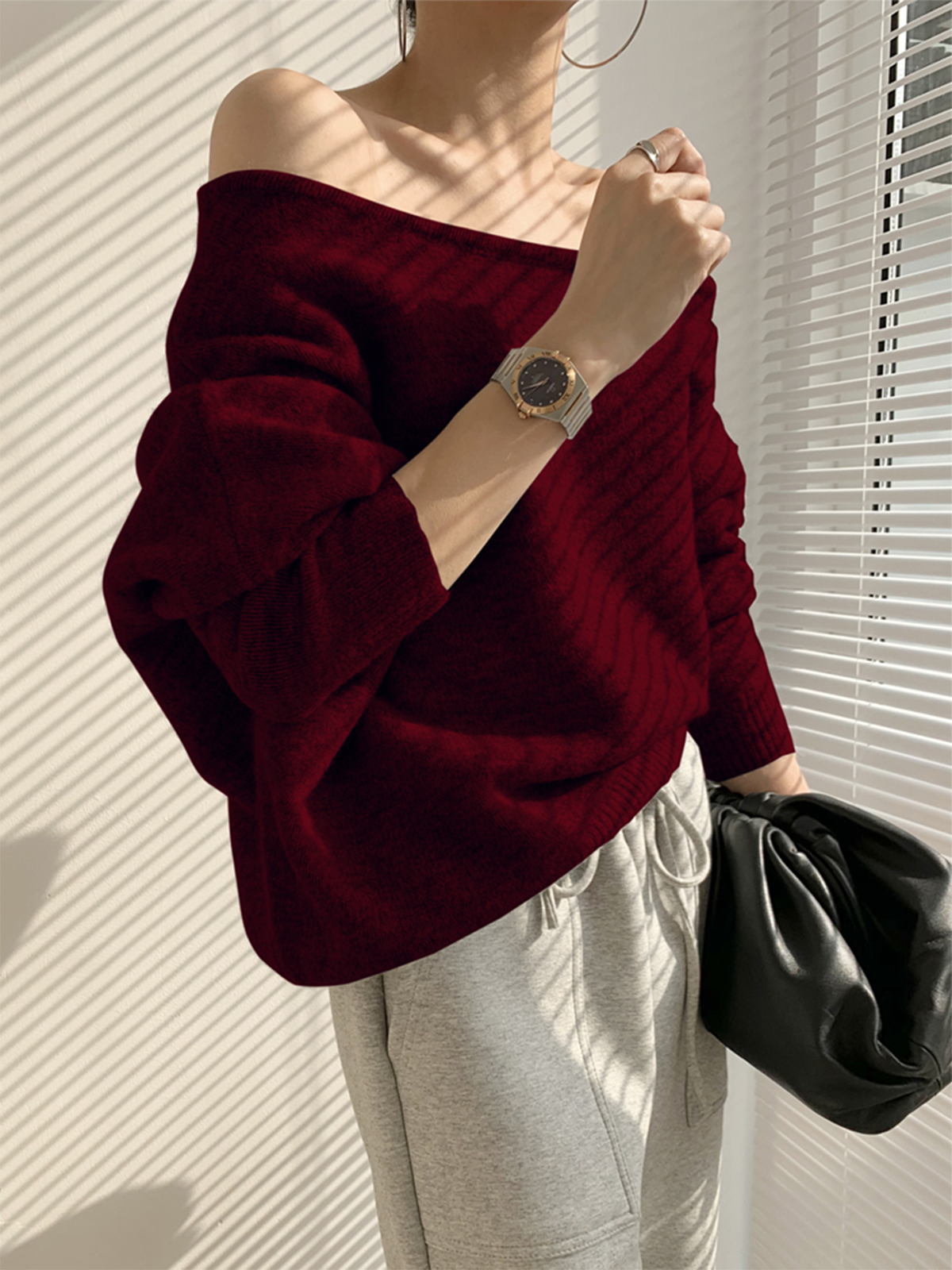 Tamia | Pull Asymétrique Pour Femmes | Chaud