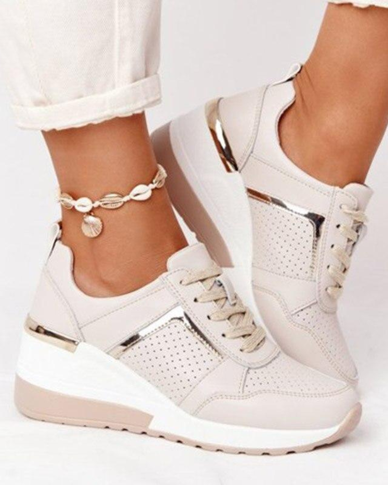 MAJA - Comfortable High Heeled Sneakers BEST4053R