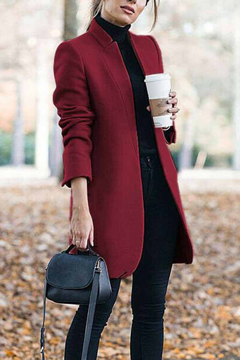 Mireille | Manteau élégant à col montant