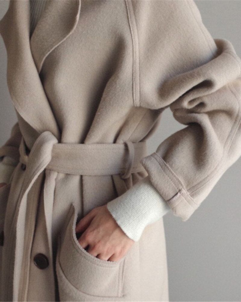 LEMIA - Elegant long coat #ELE3584