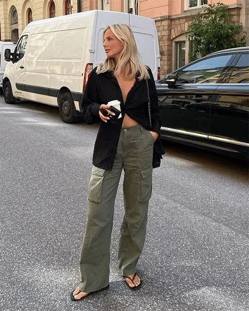 Pantalon cargo réglable