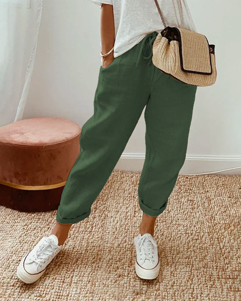 Patricia | Pantalons en Coton Confortables et Décontracter
