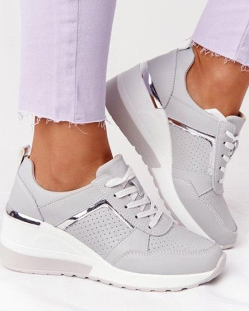 MAJA - Comfortable High Heeled Sneakers BEST4053R
