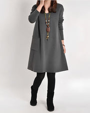 DEMARI - CASUAL DRESS WITH POCKETS