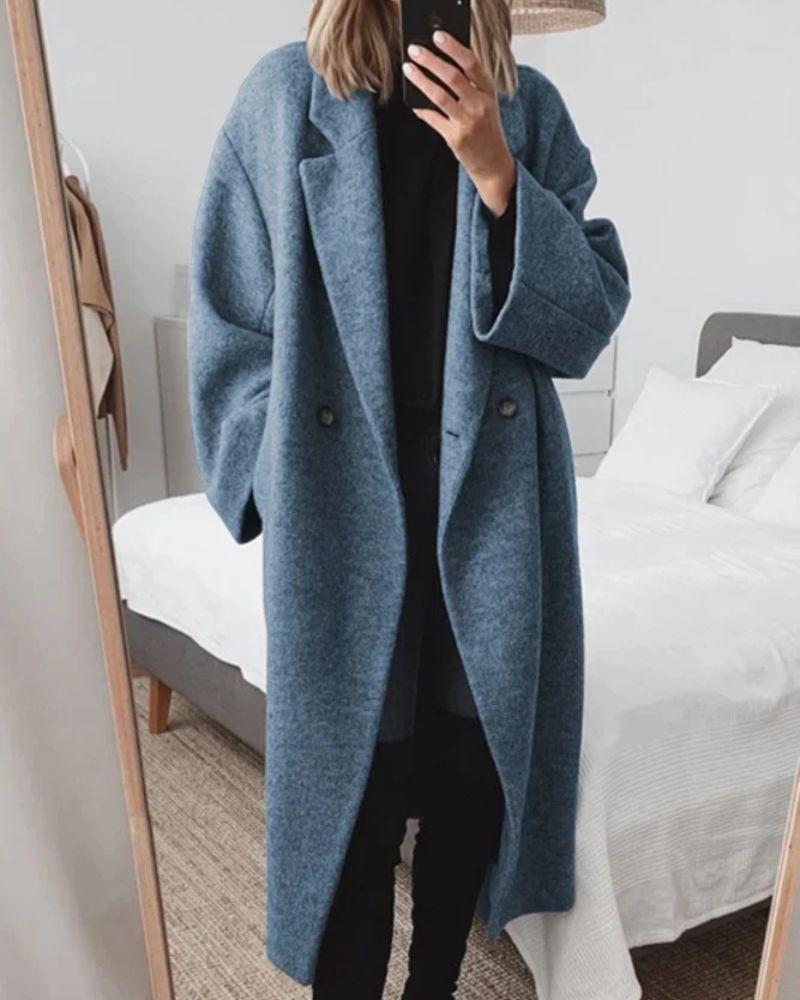 GABRIELA - Cosy long coat #VEV38678