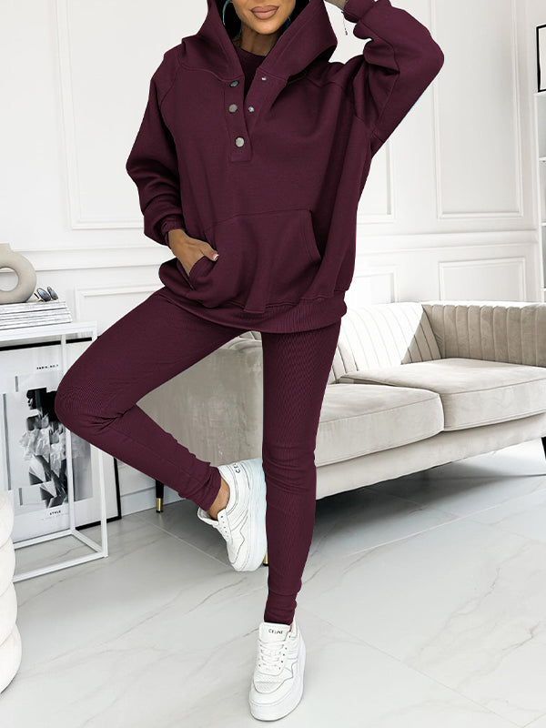 Lisa Ensemble de sweatshirt décontracté et confortable