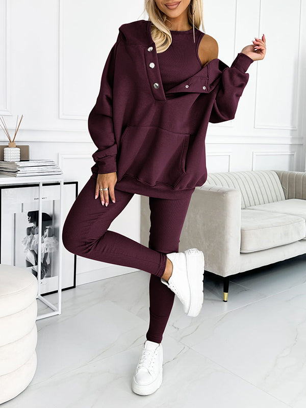 Lisa Ensemble de sweatshirt décontracté et confortable