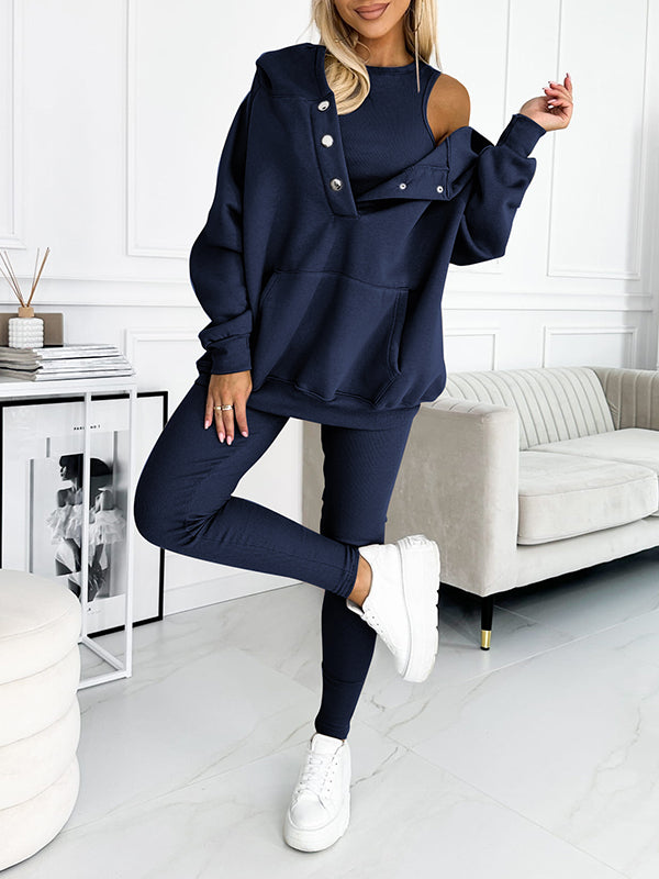 Lisa Ensemble de sweatshirt décontracté et confortable