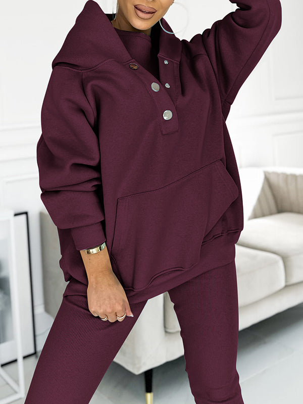 Lisa Ensemble de sweatshirt décontracté et confortable