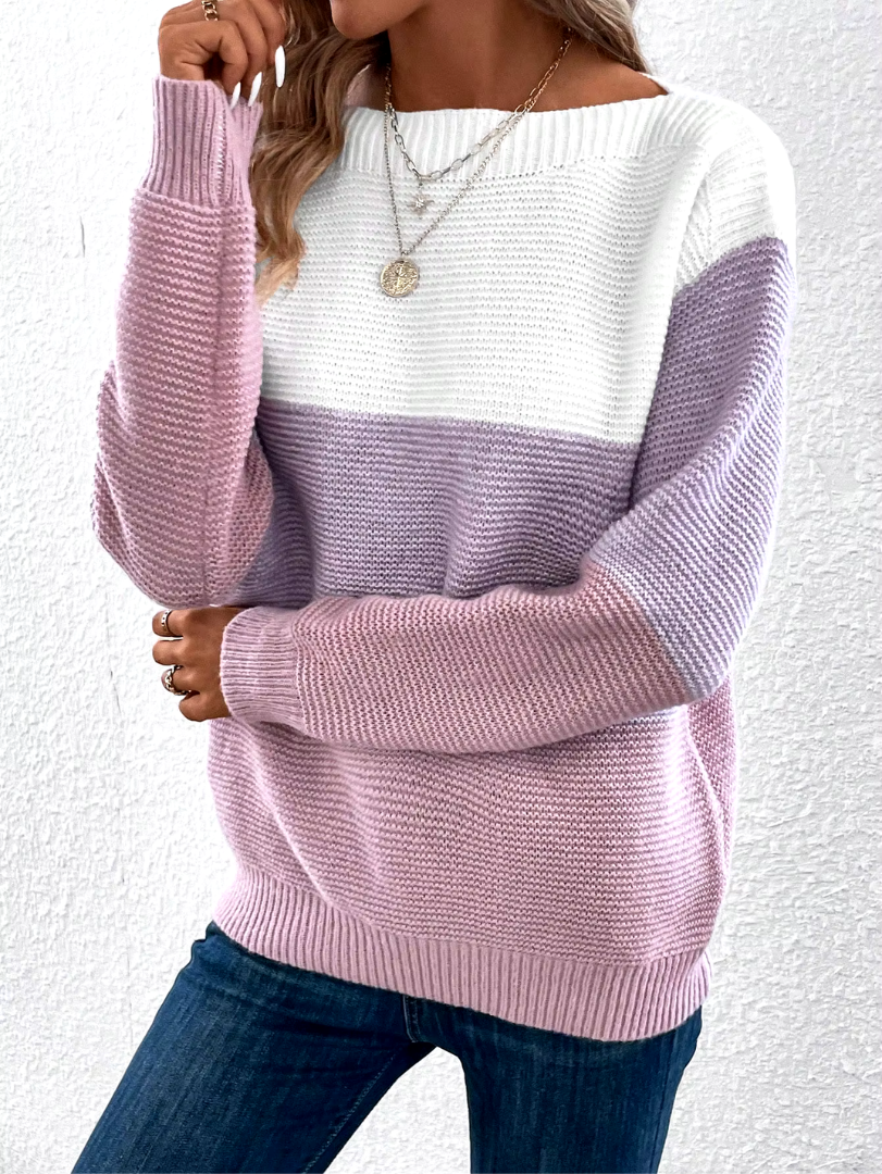 CHANTAL | Pull rétro décontracté