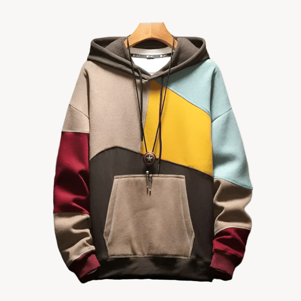 Eli | Sweat à capuche color-block
