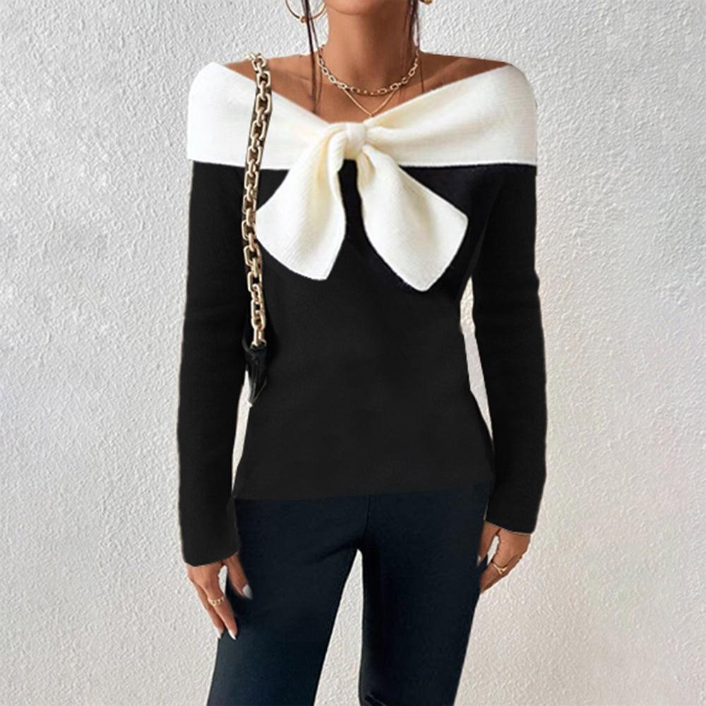 LILI | Pull à col en nœud