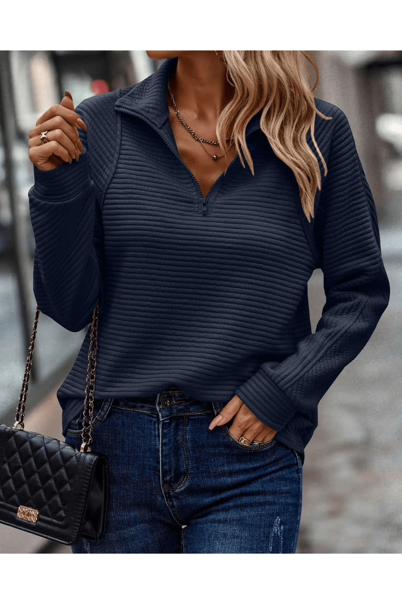 Nora | Pull à Col En V Pour Femmes