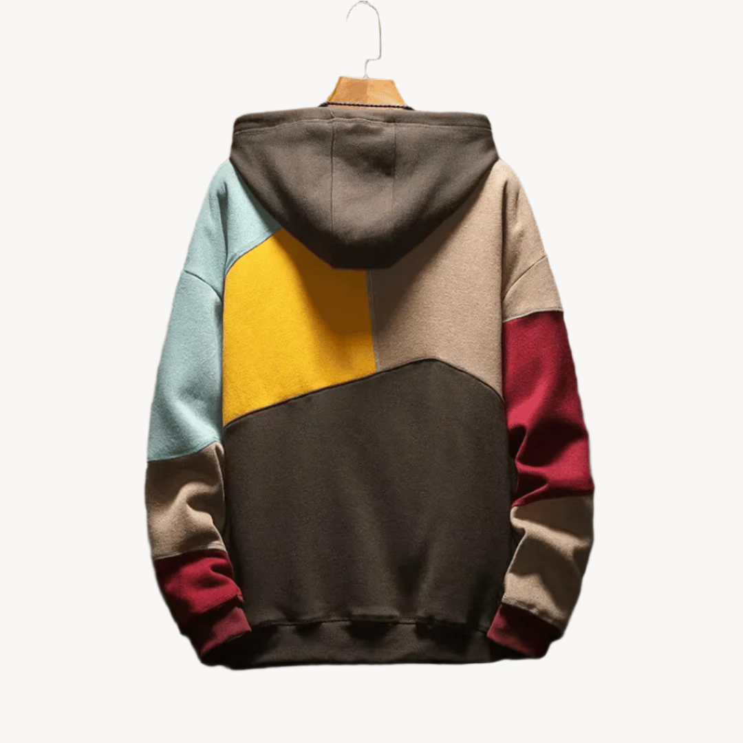 Eli | Sweat à capuche color-block