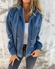 DANNA - Veste en velours à capuche NEO7664