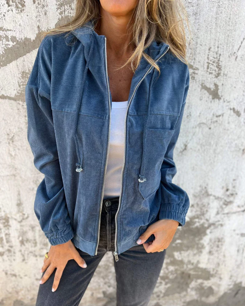 DANNA - Veste en velours à capuche NEO7664