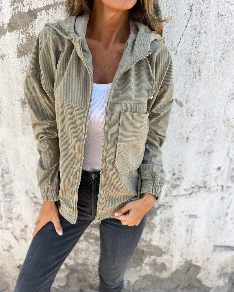 DANNA - Veste en velours à capuche NEO7664