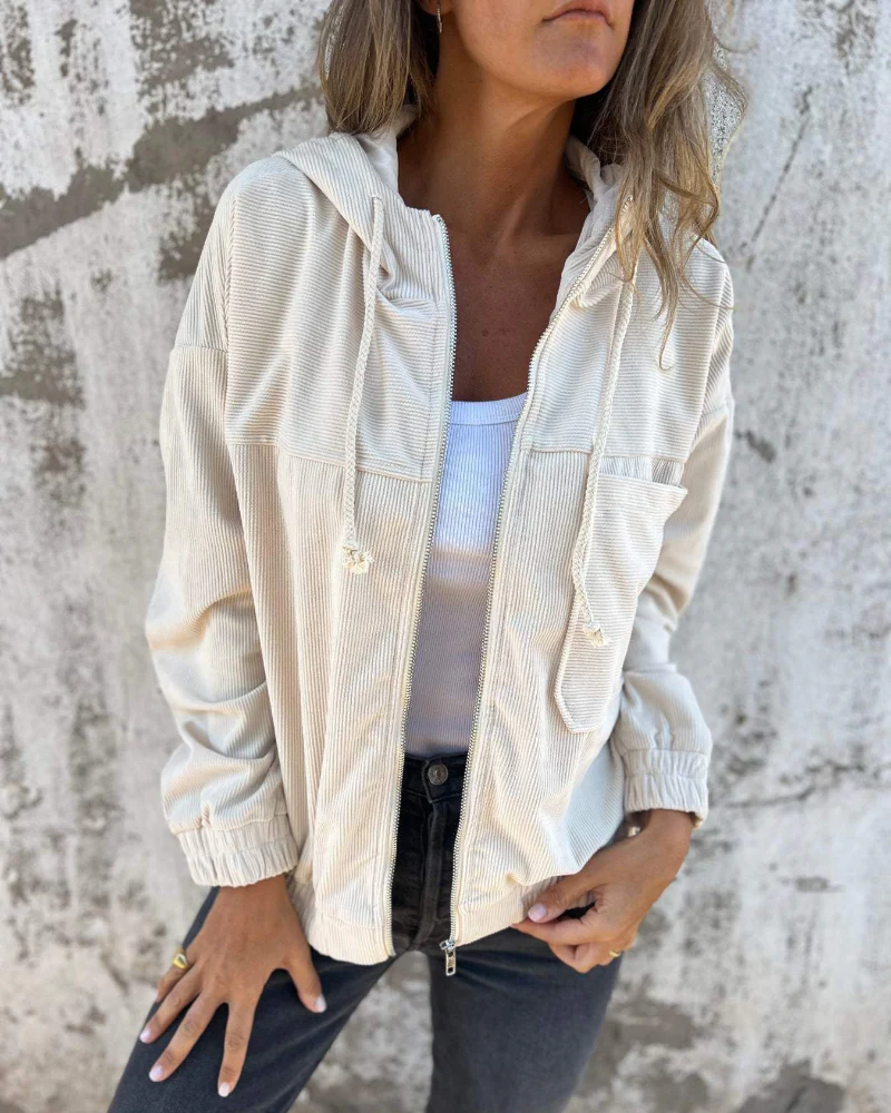 DANNA - Veste en velours à capuche NEO7664