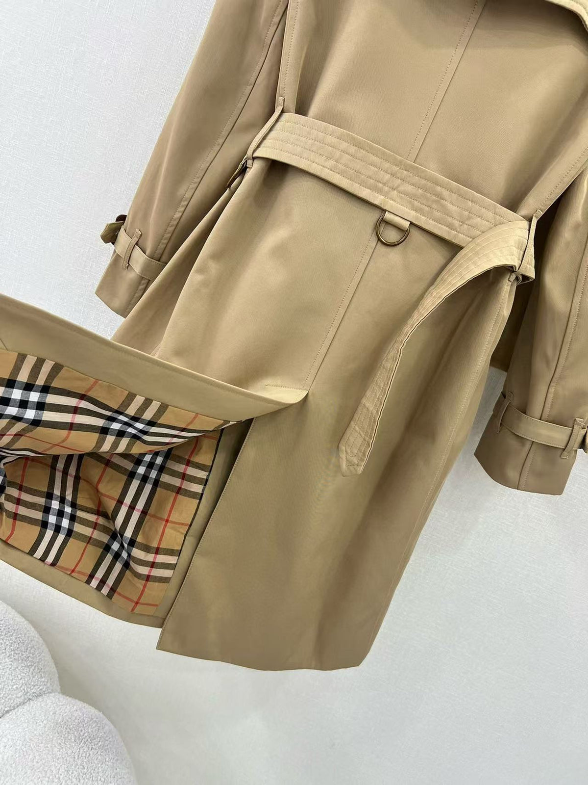 Burberry Trench Coat Beige Cotton