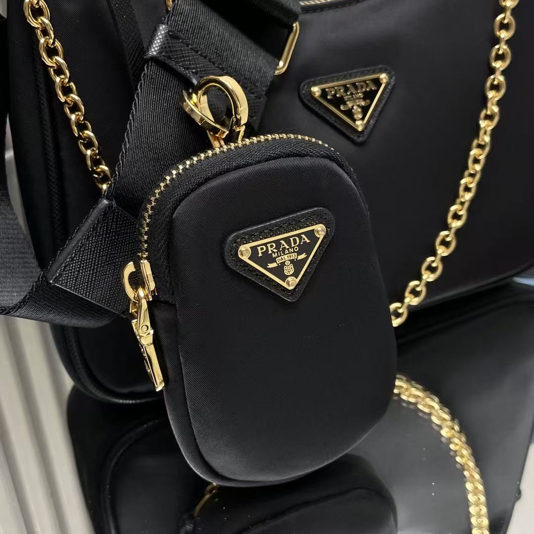 Prada Re-Edition 2005 Re-Nylon Black Bag