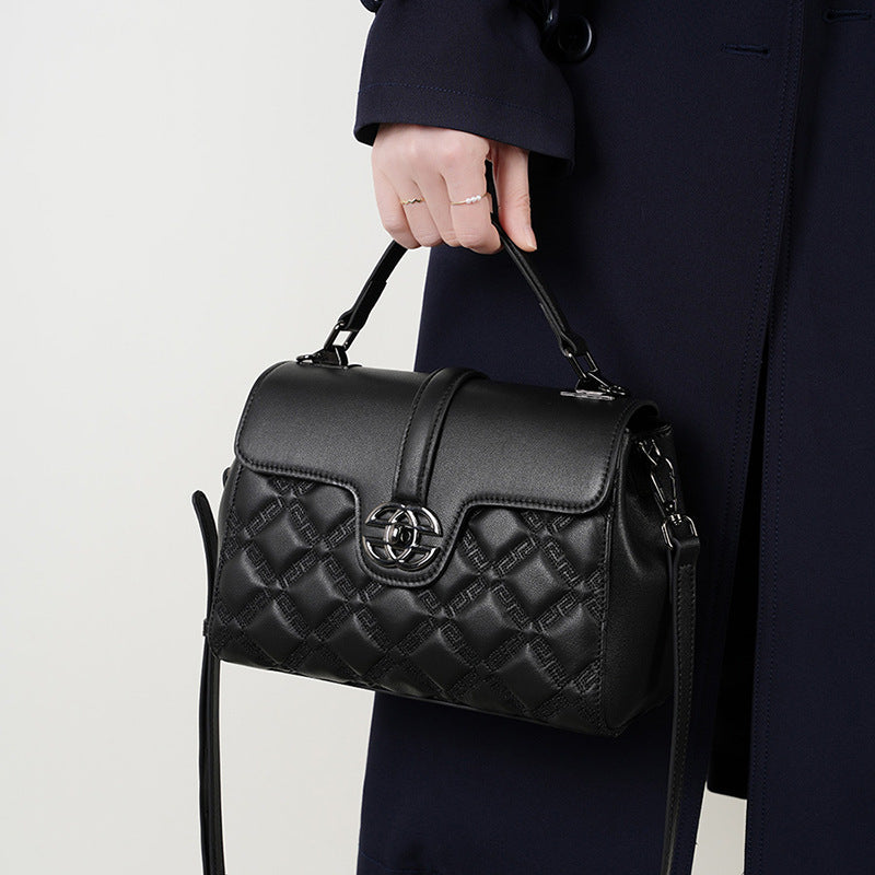 NADINE | Sac à main en cuir matelassé
