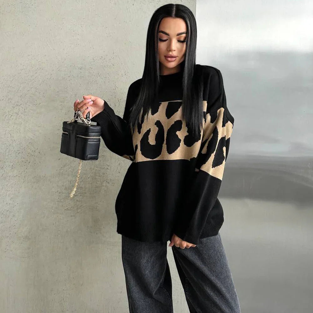 SYLVIE | Pull Léopard