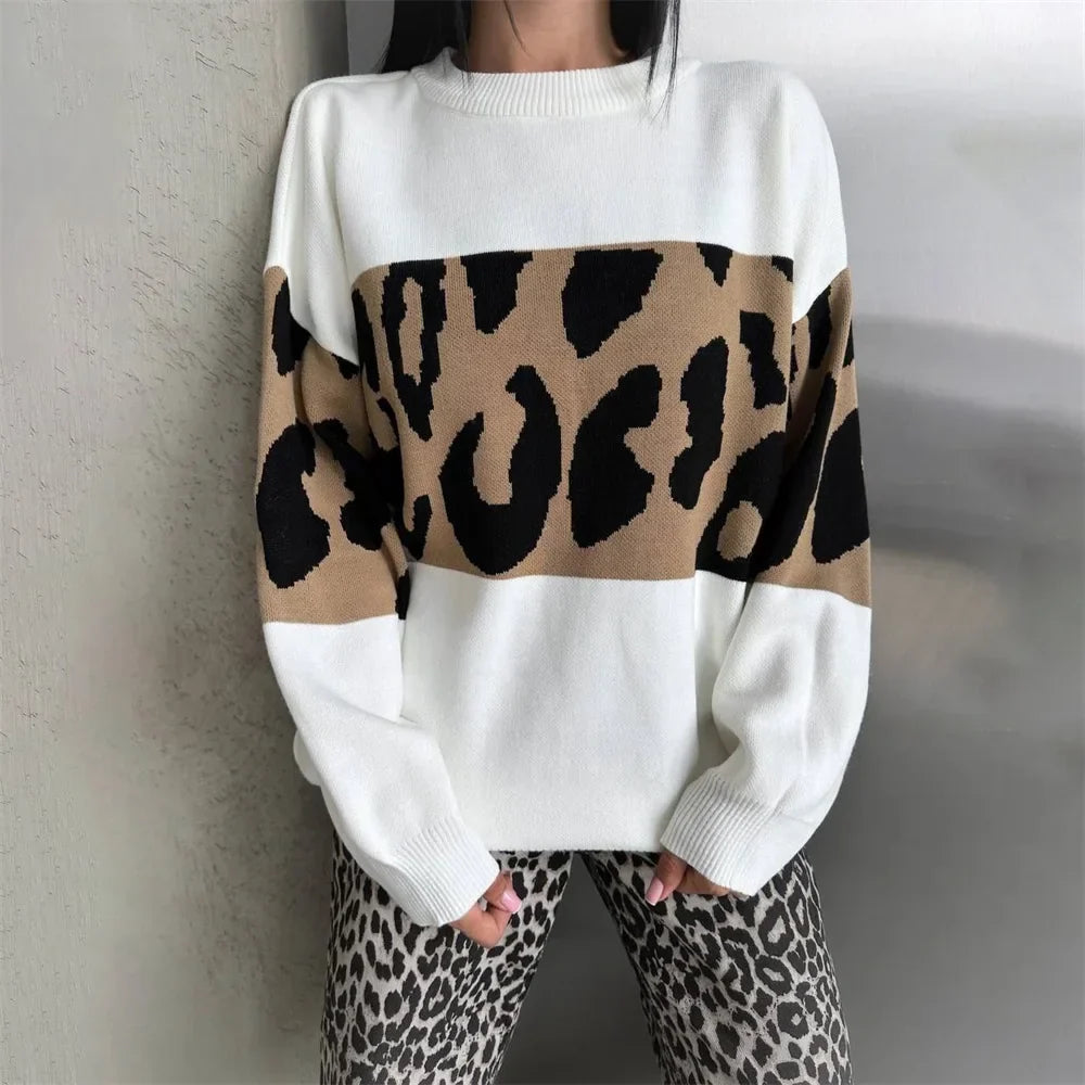 SYLVIE | Pull Léopard