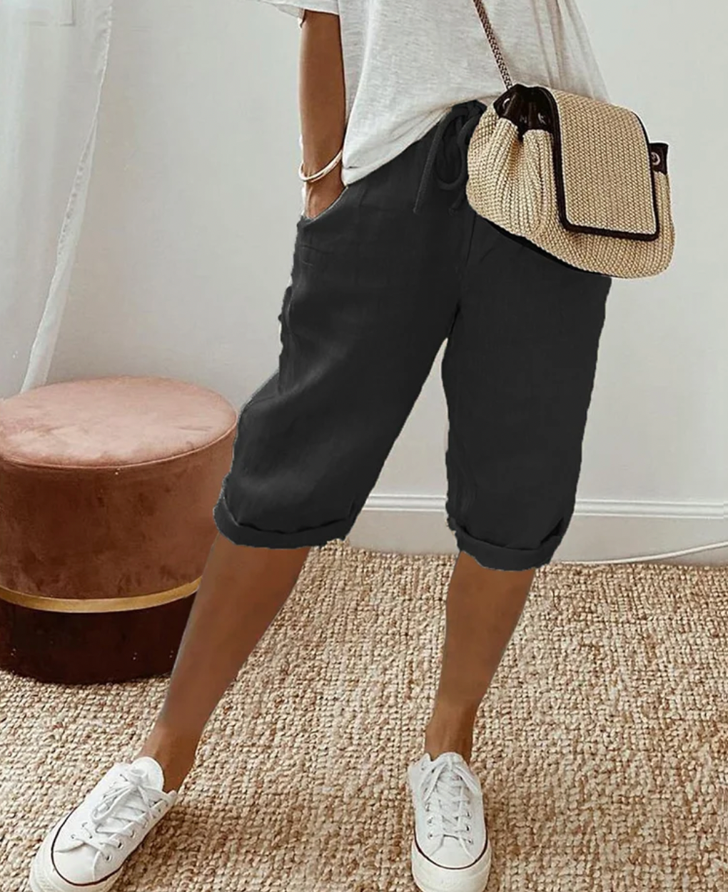Delphine | Shorts en Coton Tendance