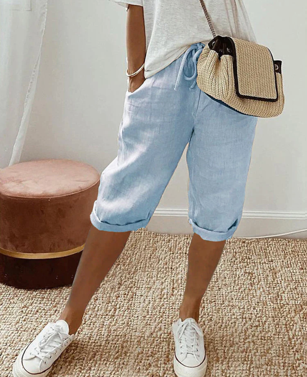 Delphine | Shorts en Coton Tendance