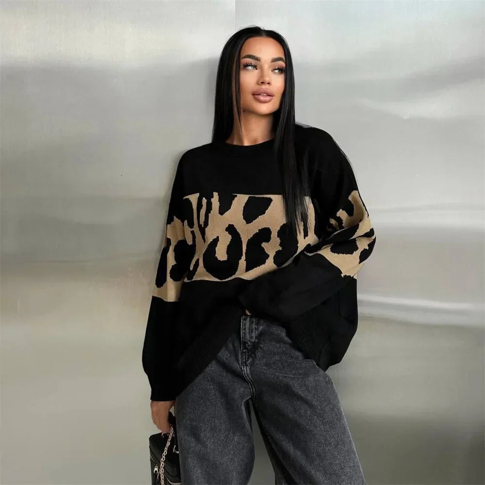 SYLVIE | Pull Léopard